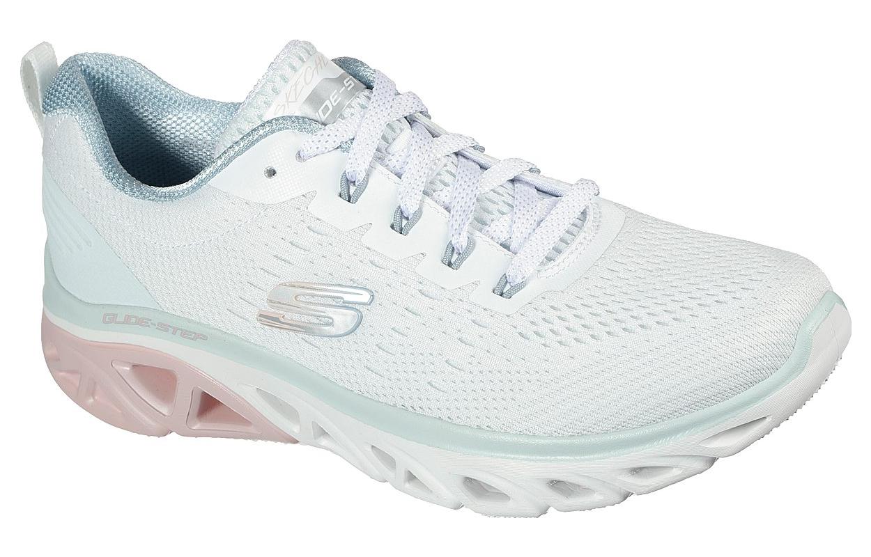 Lookbook (W) 斯凯奇滑步运动鞋 '白粉色' 149551-WMLT