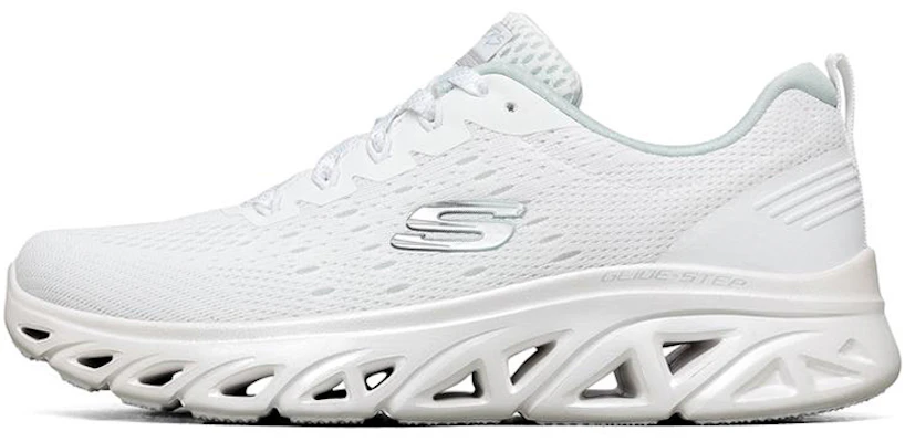 (W) Kasut Larian Rendah Skechers Glide-Step Sport Putih/Perak 149324-WSL Buy (W) Kasut Larian Rendah Skechers Glide-Step Sport Putih/Perak 149324-WSL