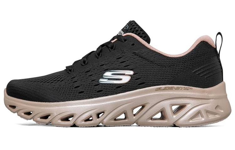 Buy (W) Skechers Glide-Step Sport Hardloopschoenen Zwart/Goud Low-Top 149324-BKRG