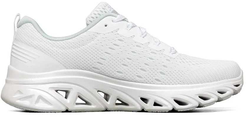 (W) Kasut Larian Rendah Skechers Glide-Step Sport Putih/Perak 149324-WSL Order (W) Kasut Larian Rendah Skechers Glide-Step Sport Putih/Perak 149324-WSL