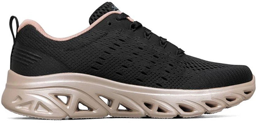 (W) Skechers Glide-Step Sport Hardloopschoenen Zwart/Goud Low-Top 149324-BKRG Order (W) Skechers Glide-Step Sport Hardloopschoenen Zwart/Goud Low-Top 149324-BKRG