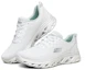 Lookbook (W) Kasut Larian Rendah Skechers Glide-Step Sport Putih/Perak 149324-WSL