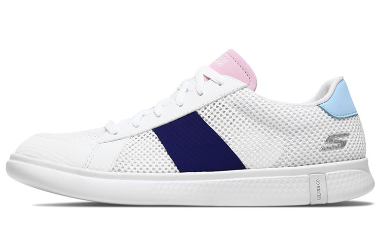 Buy (W) Sneakers Rendah Skechers Glide 2.0 Putih/Biru 15590-WMLT