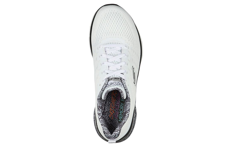 Lookbook (W) Skechers Glide Lage Schoenen Wit 149326-WBK