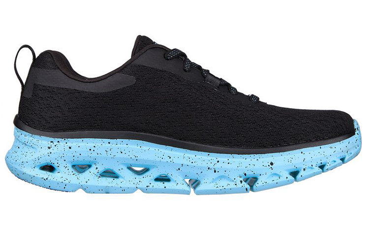 Order (W) Skechers Glide Step ''GO RUN Mesh Traspirante Nero Blu Scarpe Running Basse'' 128891-BKBL