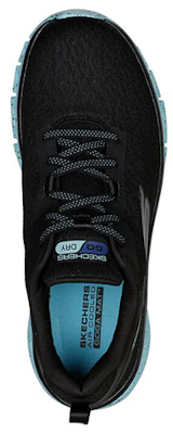 (W) Skechers Glide Step ''GO RUN Mesh Traspirante Nero Blu Scarpe Running Basse'' 128891-BKBL Shop (W) Skechers Glide Step ''GO RUN Mesh Traspirante Nero Blu Scarpe Running Basse'' 128891-BKBL