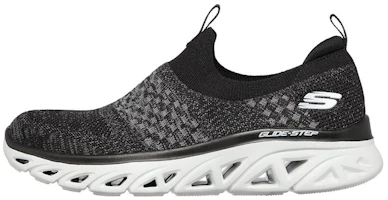 (Women) Skechers Glide Step Slip-on Shoes Black 149328-BKCC (Women) Skechers Glide Step Slip-on Shoes Black 149328-BKCC