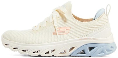 (Women) Skechers Glide Step Sport - Level Up 'Beige Blue' 149553-NTBL (Women) Skechers Glide Step Sport - Level Up 'Beige Blue' 149553-NTBL