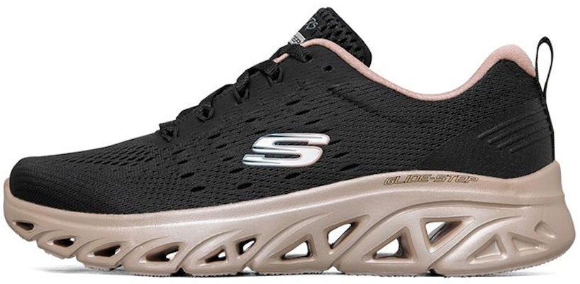 (Women) Skechers Glide-Step Sport Low-Top Running Shoes Black/Gold 149324-BKRG Buy (Women) Skechers Glide-Step Sport Low-Top Running Shoes Black/Gold 149324-BKRG