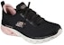 (W) Skechers Glide-Step Sport - Level Up 'Hitam Merah Jambu' 149553-BKPK
