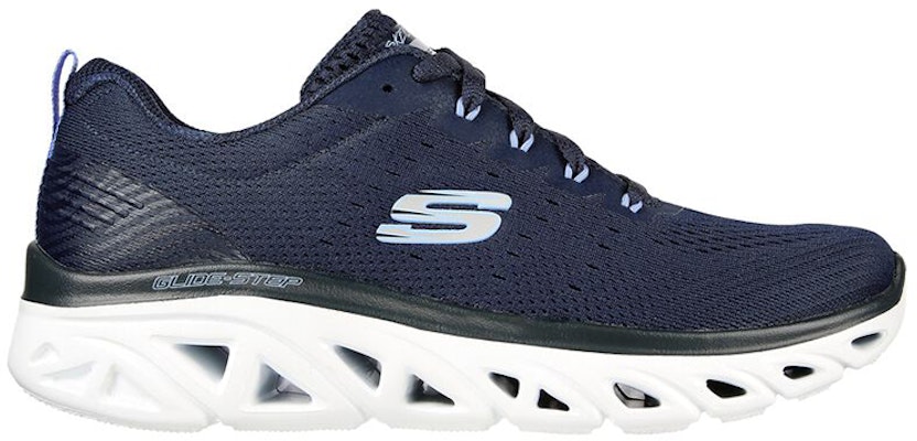 (Women) Skechers Glide-Step Sport-New Facets Shoes 'Navy Black' 149556-NVY Order (Women) Skechers Glide-Step Sport-New Facets Shoes 'Navy Black' 149556-NVY