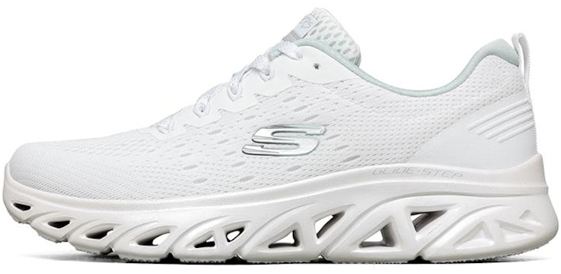 (Women) Skechers Glide-Step Sport Low-Top Running Shoes White/Silver 149324-WSL Buy (Women) Skechers Glide-Step Sport Low-Top Running Shoes White/Silver 149324-WSL