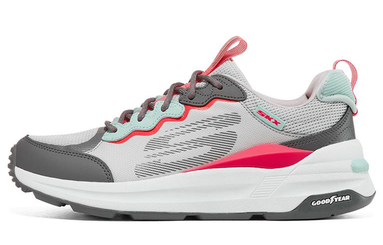 (Women) Skechers Global Jogger 'Grey Pink' 149770-GYPK