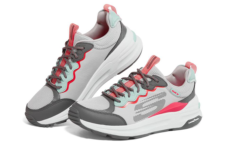 (W) Skechers Global Jogger 'Grey Pink' 圖 2