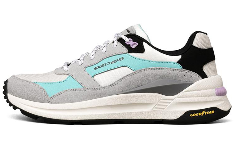 (Women) Skechers Global Jogger 'White Blue' 149626-WBMT