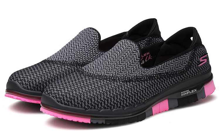 Lookbook (Women) Skechers Go Flex 'Black Pink Slip-On' 14013-BKHP