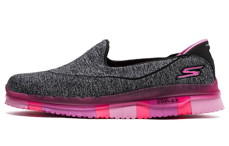 (Women) Skechers Go Flex Slip-On 'Black Hot Pink' 14010C-BKHP
