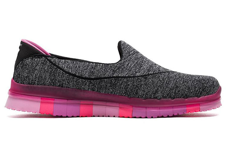 Order (Women) Skechers Go Flex Slip-On 'Black Hot Pink' 14010C-BKHP