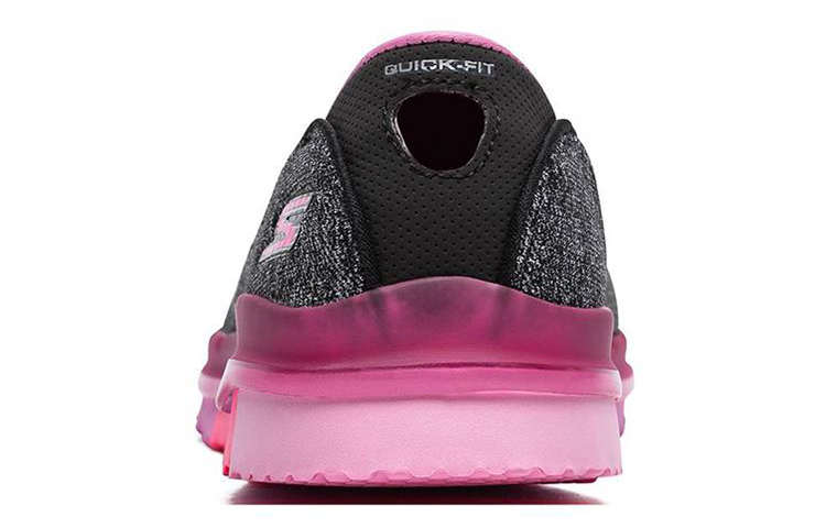 Shop (Women) Skechers Go Flex Slip-On 'Black Hot Pink' 14010C-BKHP