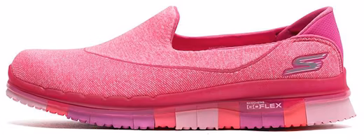 (Women) Skechers Go Flex Slip-On 'Peach Pink' 14010C-HPK (Women) Skechers Go Flex Slip-On 'Peach Pink' 14010C-HPK