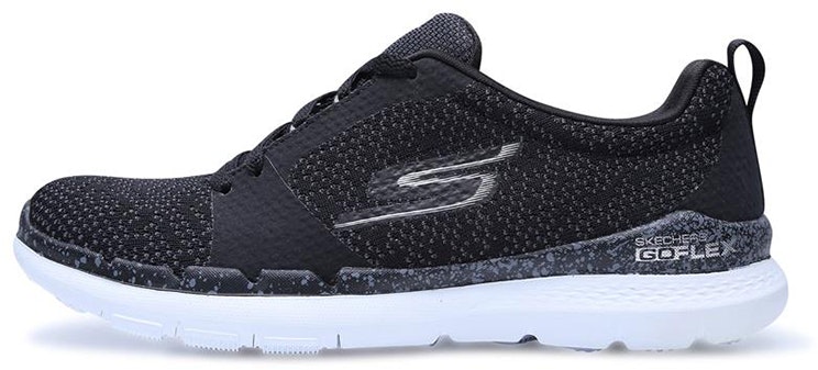 women-skechers-go-flex-train-black-white-14822-bkw