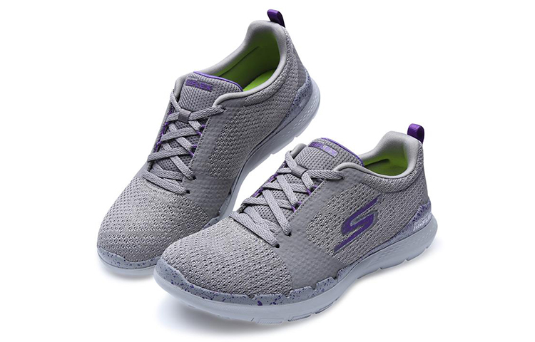 Lookbook (W) Skechers Go Flex Train ''Grijs Paars'' 14822-GYPR