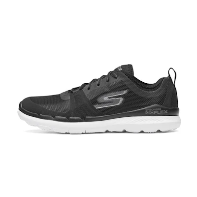 (W) Skechers Go Flex Train Commit 'Black White'