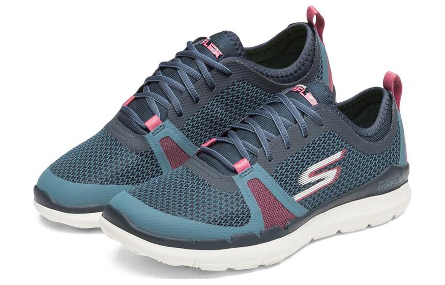 Lookbook (W) Skechers Go Flex Train Commit ''Blu Rosa'' 14823-BLPK