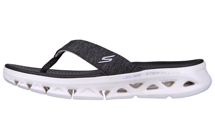 (Women) Skechers Go Glide-Step 'Black & White' 141200-BKW