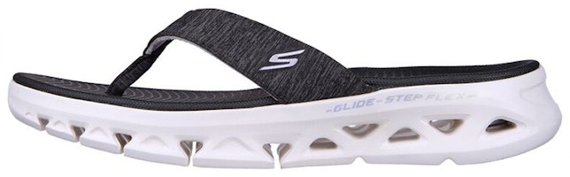(Women) Skechers Go Glide-Step 'Black & White' 141200-BKW (Women) Skechers Go Glide-Step 'Black & White' 141200-BKW