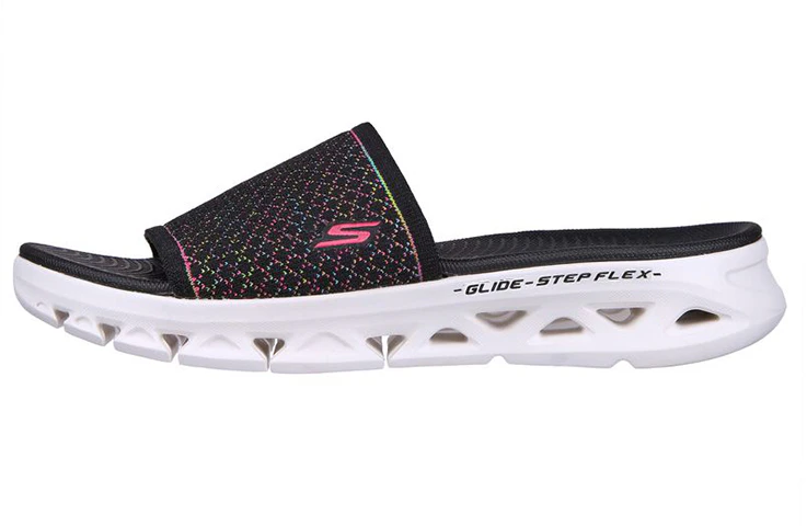 women-skechers-go-glide-step-black-comfort-sport-slipper-141227-bkmt