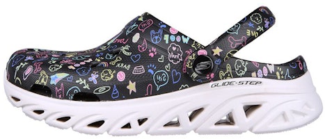 (Women) Skechers Go Glide-Step 'Comfort Thick Sole Black' 111565-BKMT (Women) Skechers Go Glide-Step 'Comfort Thick Sole Black' 111565-BKMT