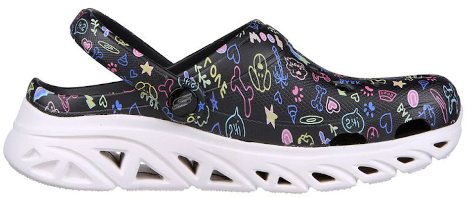 (W) Skechers Go Glide-Step ''Semelle Épaisse Confort Noir'' 111565-BKMT Order (W) Skechers Go Glide-Step ''Semelle Épaisse Confort Noir'' 111565-BKMT