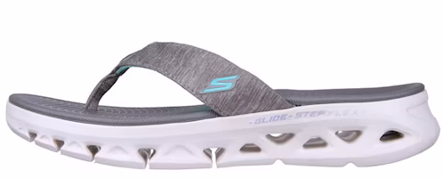 (Women) Skechers Go Glide-Step 'Grey White Comfort' 141200-GRY (Women) Skechers Go Glide-Step 'Grey White Comfort' 141200-GRY