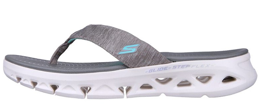 (Women) Skechers Go Glide-Step 'Grey White Comfort' 141200-GRY Buy (Women) Skechers Go Glide-Step 'Grey White Comfort' 141200-GRY