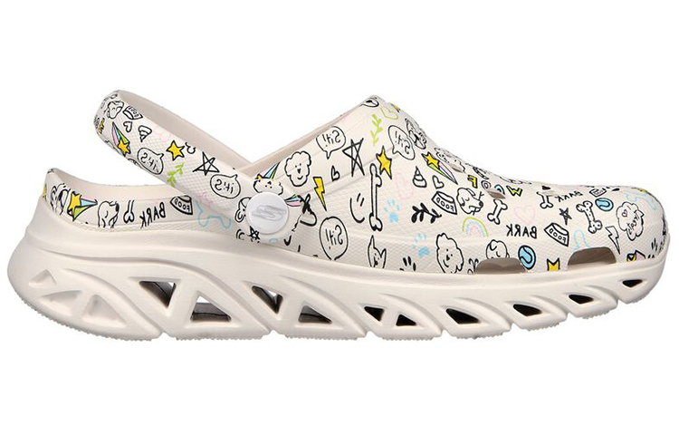 Order 斯凯奇 Go Glide-Step 厚底防滑舒適運動涼鞋 女款 白