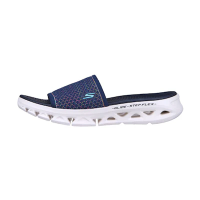 (W) Skechers Go Glide-Step Slipper 'CMFT Blue'