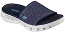 Lookbook (W) Skechers Go Glide-Step Selipar 'Comfort Blue' 141227-NVMT