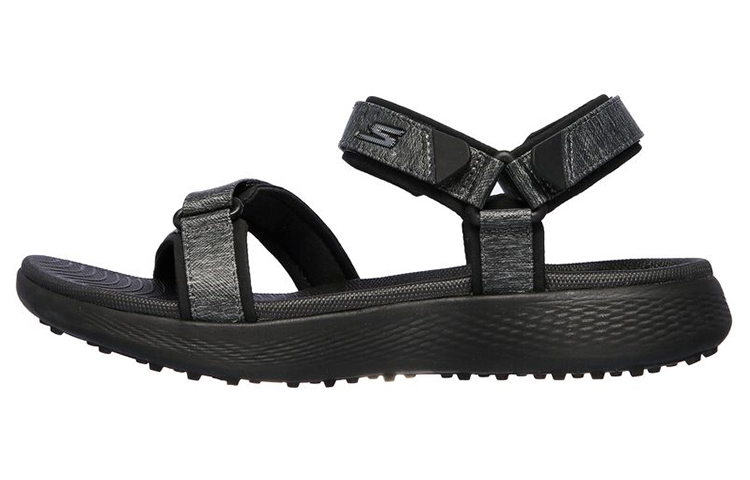 (Women) Skechers Go Golf 600 'Soft Comfort Sport Sandal Black' 17015-BBK