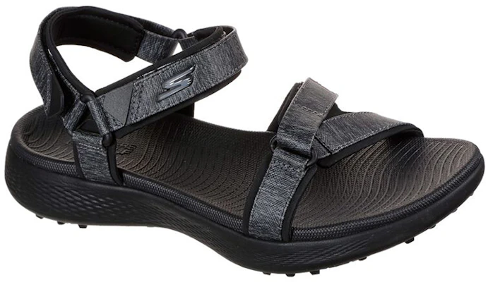 (W) Skechers Sandal Golf Wanita 600 'Soft Comfort Sport Hitam' 17015-BBK Lookbook (W) Skechers Sandal Golf Wanita 600 'Soft Comfort Sport Hitam' 17015-BBK