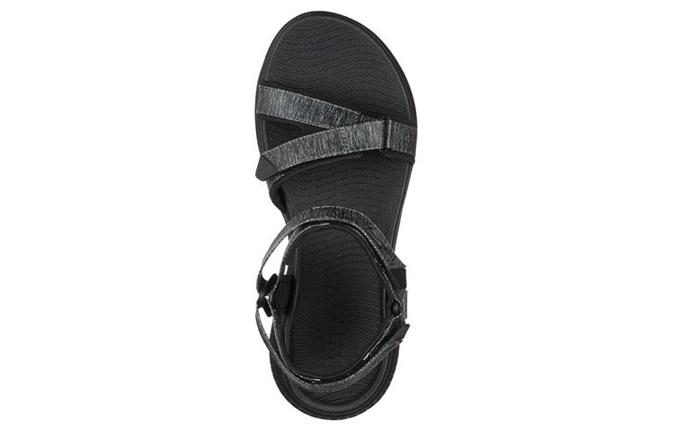 Shop (W) Skechers Sandal Golf Wanita 600 'Soft Comfort Sport Hitam' 17015-BBK