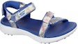 Lookbook (W) Skechers Go Golf 600 Sandal 'Biru Pelbagai Warna' 17018-BLMT