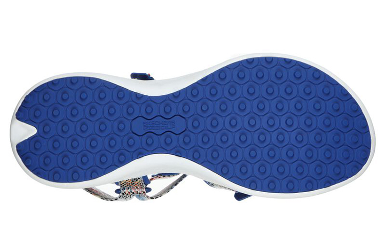 Shop (W) Skechers Go Golf 600 Sandal 'Biru Multicolor' 17018-BLMT