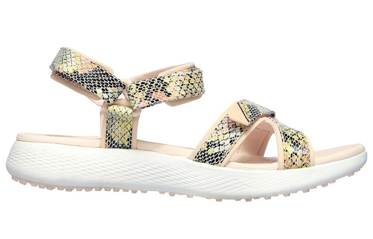 Order (Women) Skechers Go Golf 600 Sandal 'Charms Gold' 17018-LPMT