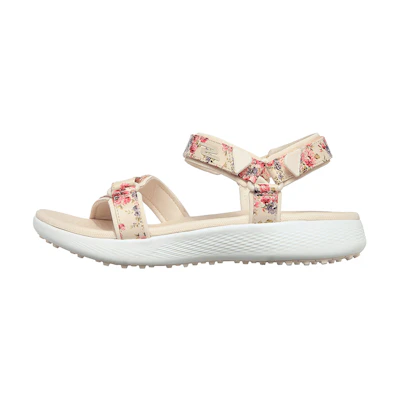 (W) Skechers Go Golf 600 Sandal 'Light Coffee Garden'