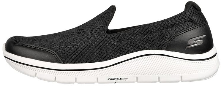 women-skechers-go-golf-arch-fit-walk-black-white-123033-bkw