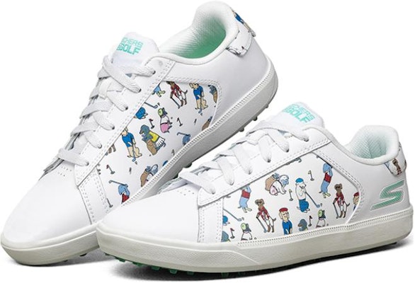 (Women) Skechers Go Golf Drive 4 'White Aqua' 17011-WBL Lookbook (Women) Skechers Go Golf Drive 4 'White Aqua' 17011-WBL