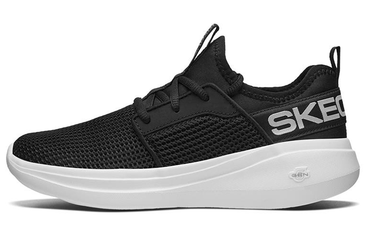 (Women) Skechers Go Low-Top Black/White 15103-BKW