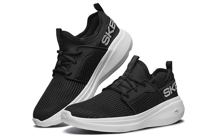Lookbook (W) Skechers Go Zapatillas Baja Negro/Blanco 15103-BKW