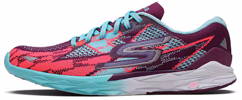 (Women) Skechers Go Meb Speed 4 'Purple Green' 14101-PRAQ (Women) Skechers Go Meb Speed 4 'Purple Green' 14101-PRAQ